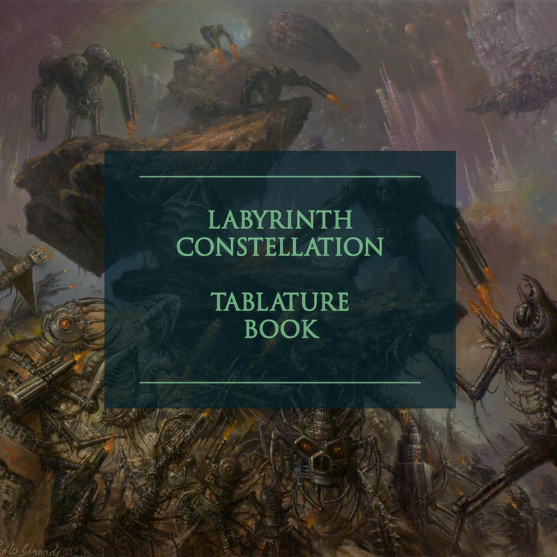 Buy – Artificial Brain "Labyrinth Constellation" Digital Tab Book – Metal Band & Music Merch – Massacre Merch