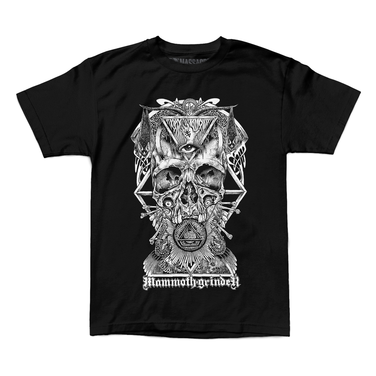 Buy – Mammoth Grinder "Bats And Bones" Shirt – Metal Band & Music Merch – Massacre Merch