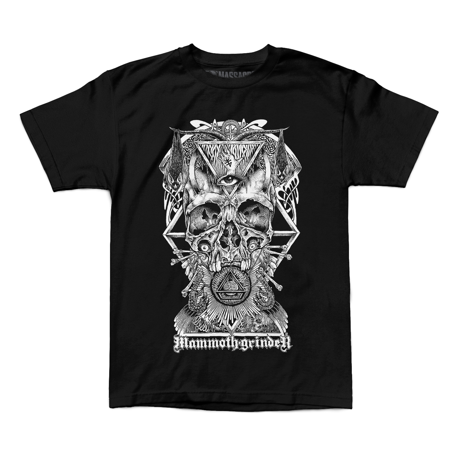 Buy – Mammoth Grinder "Bats And Bones" Shirt – Metal Band & Music Merch – Massacre Merch