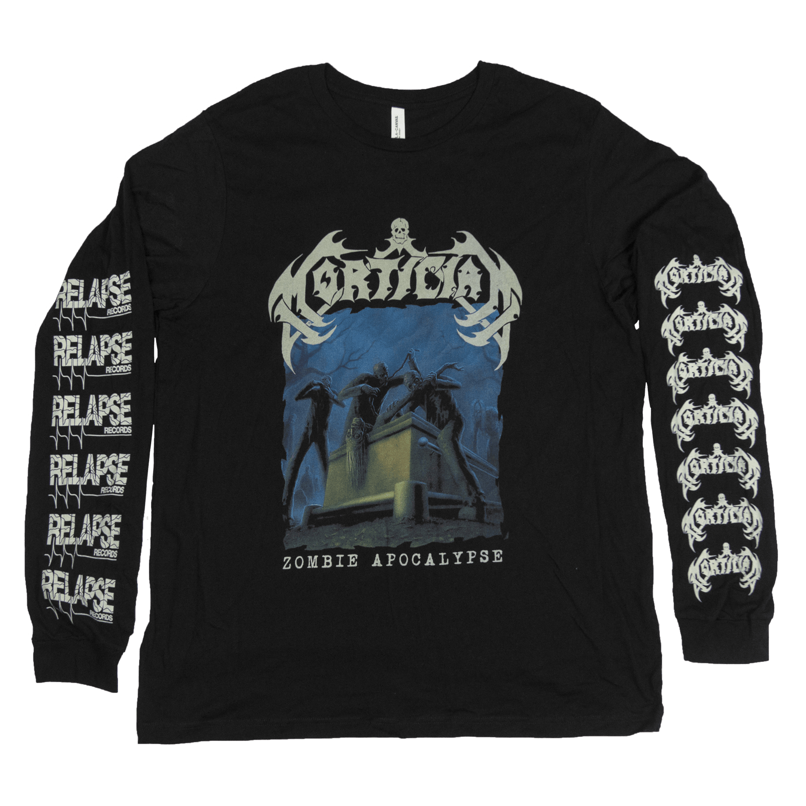 Buy – Mortician "Zombie Apocalypse" Long Sleeve – Metal Band & Music Merch – Massacre Merch