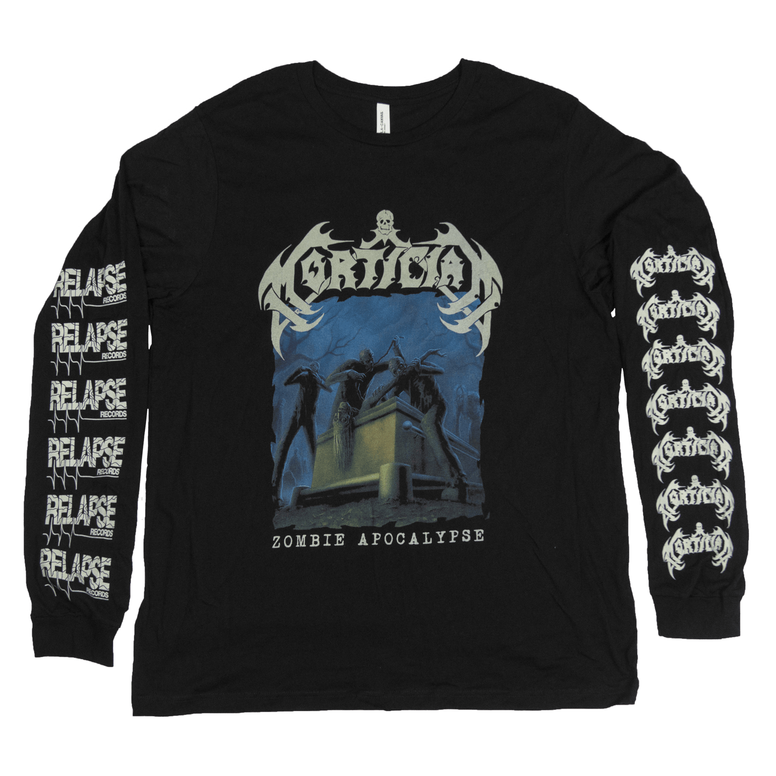 Official Mortician "Zombie Apocalypse" Long Sleeve – Massacre Merch