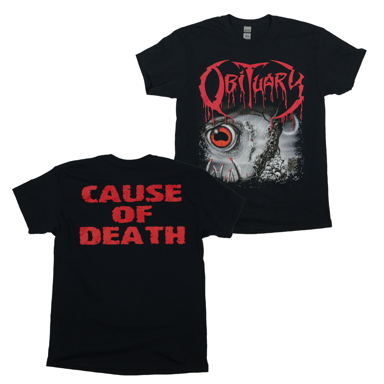 Buy – Obituary "Cause of Death" Shirt – Metal Band & Music Merch – Massacre Merch