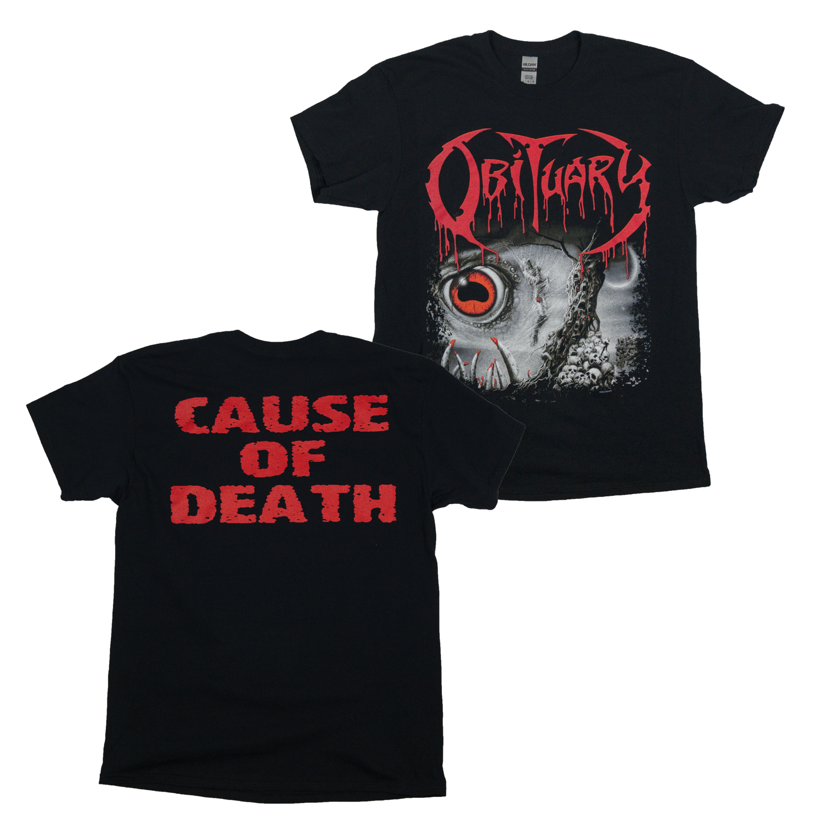 Buy – Obituary "Cause of Death" Shirt – Metal Band & Music Merch – Massacre Merch