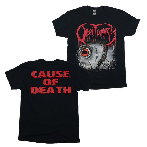 Buy – Obituary "Cause of Death" Shirt – Metal Band & Music Merch – Massacre Merch