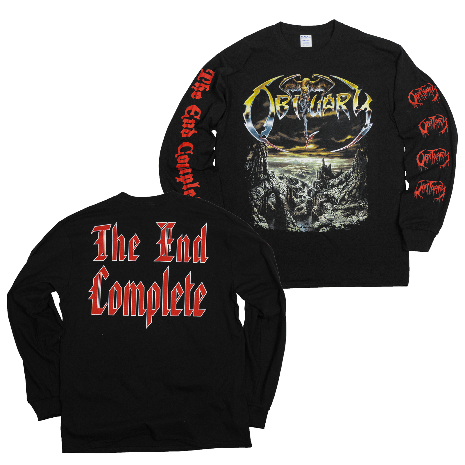 Buy – Obituary "The End Complete" Long Sleeve – Metal Band & Music Merch – Massacre Merch