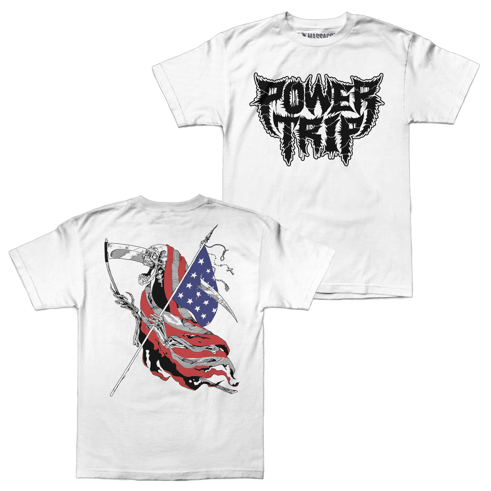 Buy – Power Trip "American Reaper" Shirt – Metal Band & Music Merch – Massacre Merch