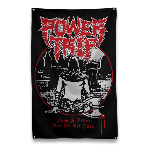 Buy – Power Trip "Even A Killer" Flag – Metal Band & Music Merch – Massacre Merch