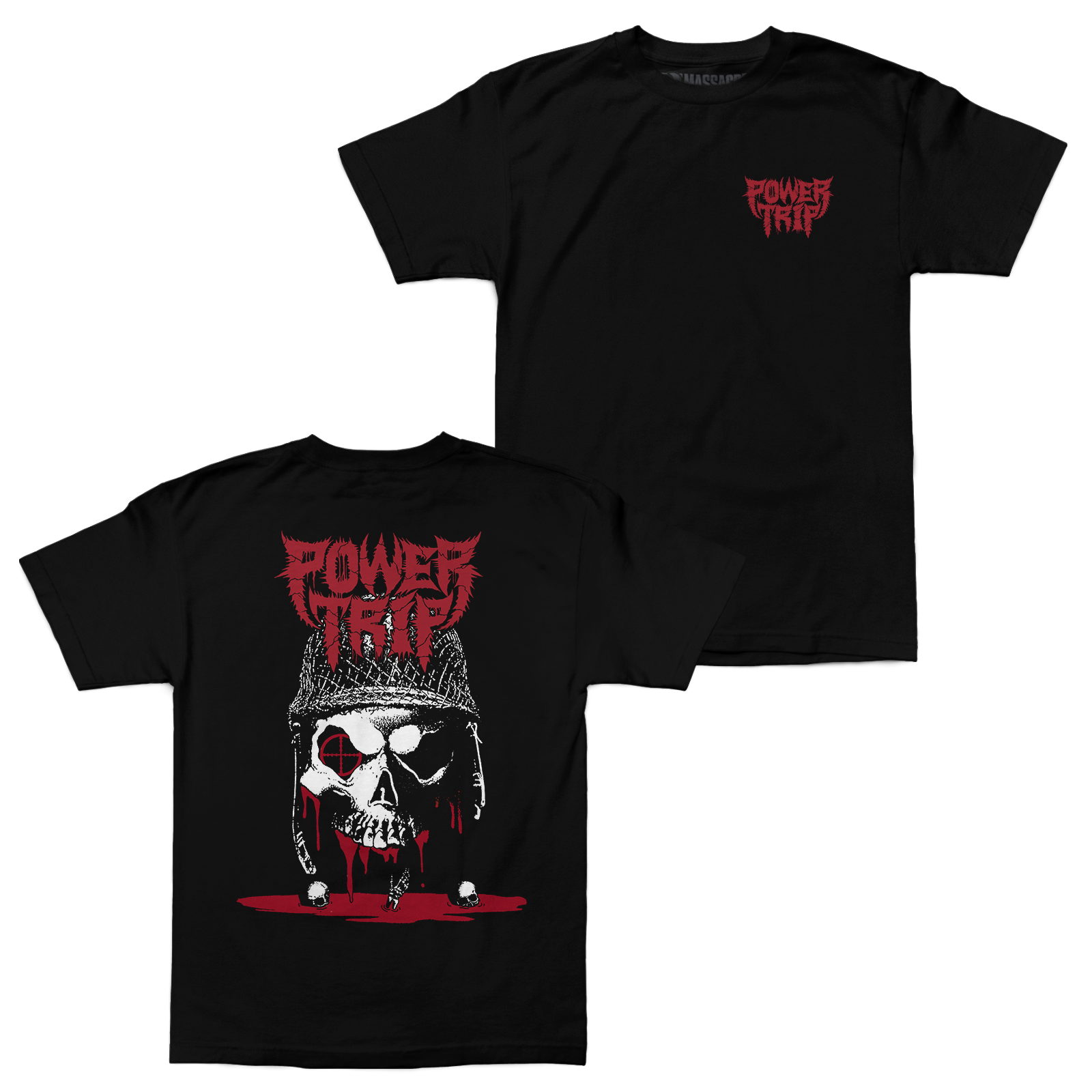 Buy – Power Trip "Shot" Shirt – Metal Band & Music Merch – Massacre Merch