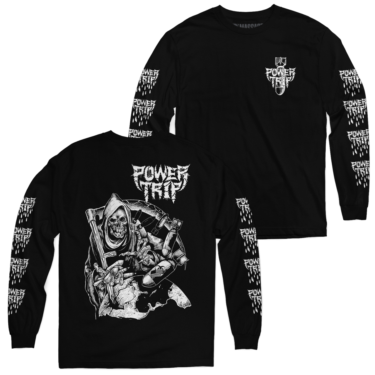 Buy – Power Trip "Reap" Long Sleeve – Metal Band & Music Merch – Massacre Merch