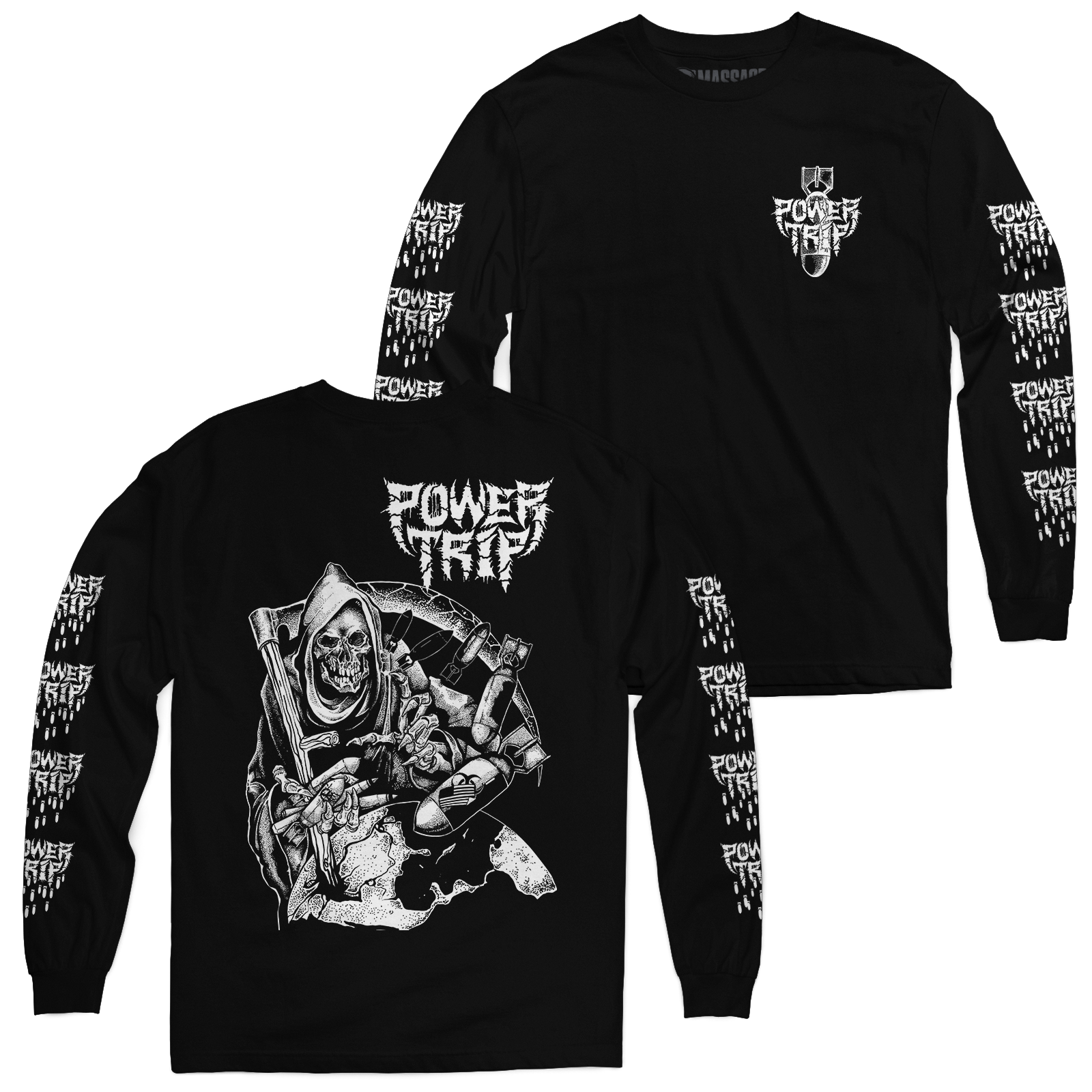 Buy – Power Trip "Reap" Long Sleeve – Metal Band & Music Merch – Massacre Merch