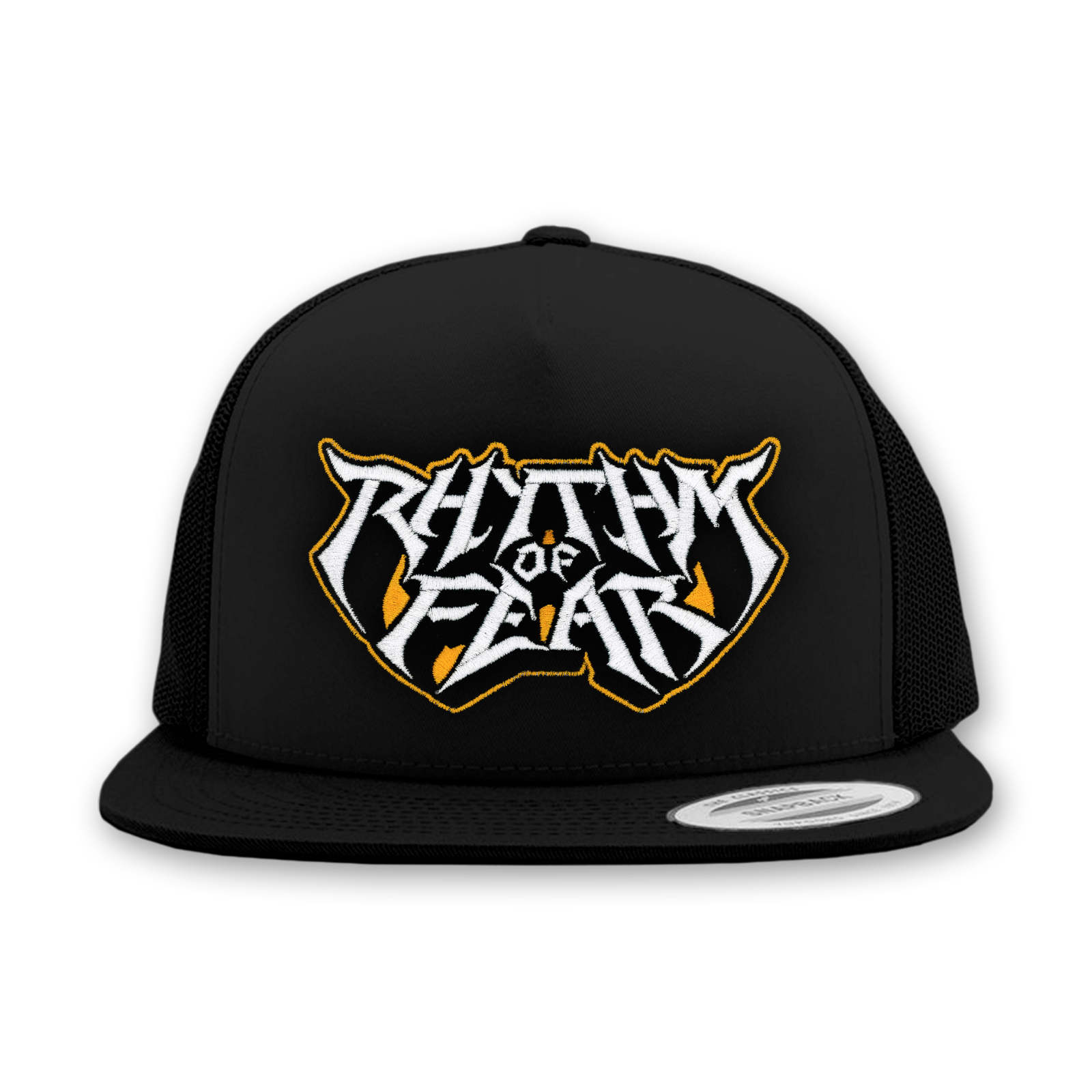 Buy – Rhythm Of Fear "Angled Logo" Trucker Hat – Metal Band & Music Merch – Massacre Merch