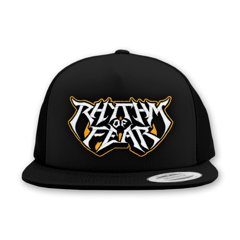 Buy – Rhythm Of Fear "Angled Logo" Trucker Hat – Metal Band & Music Merch – Massacre Merch