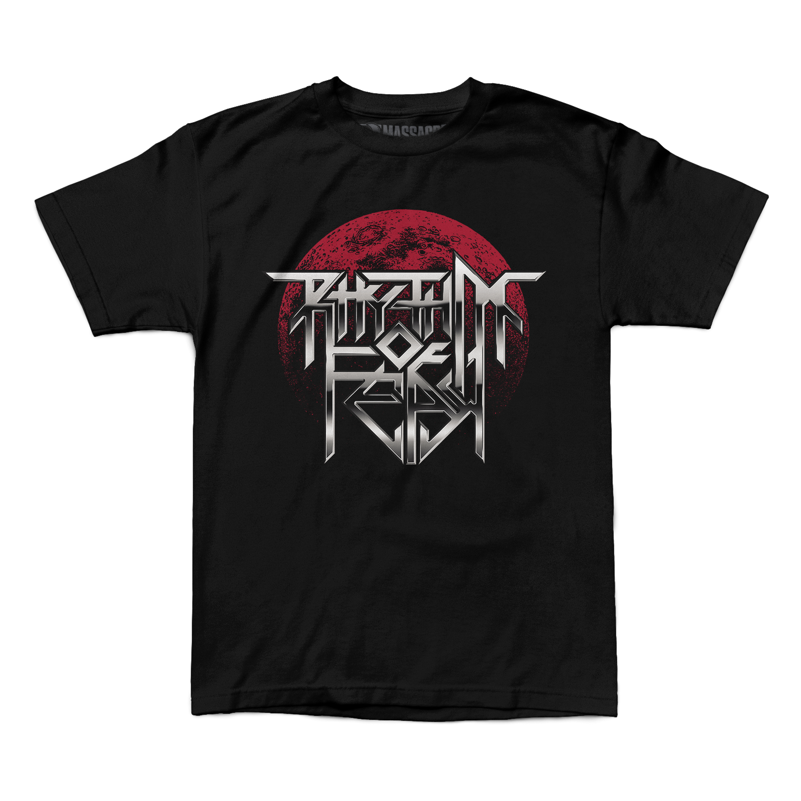 Buy – Rhythm Of Fear "Blood Moon" Shirt – Metal Band & Music Merch – Massacre Merch