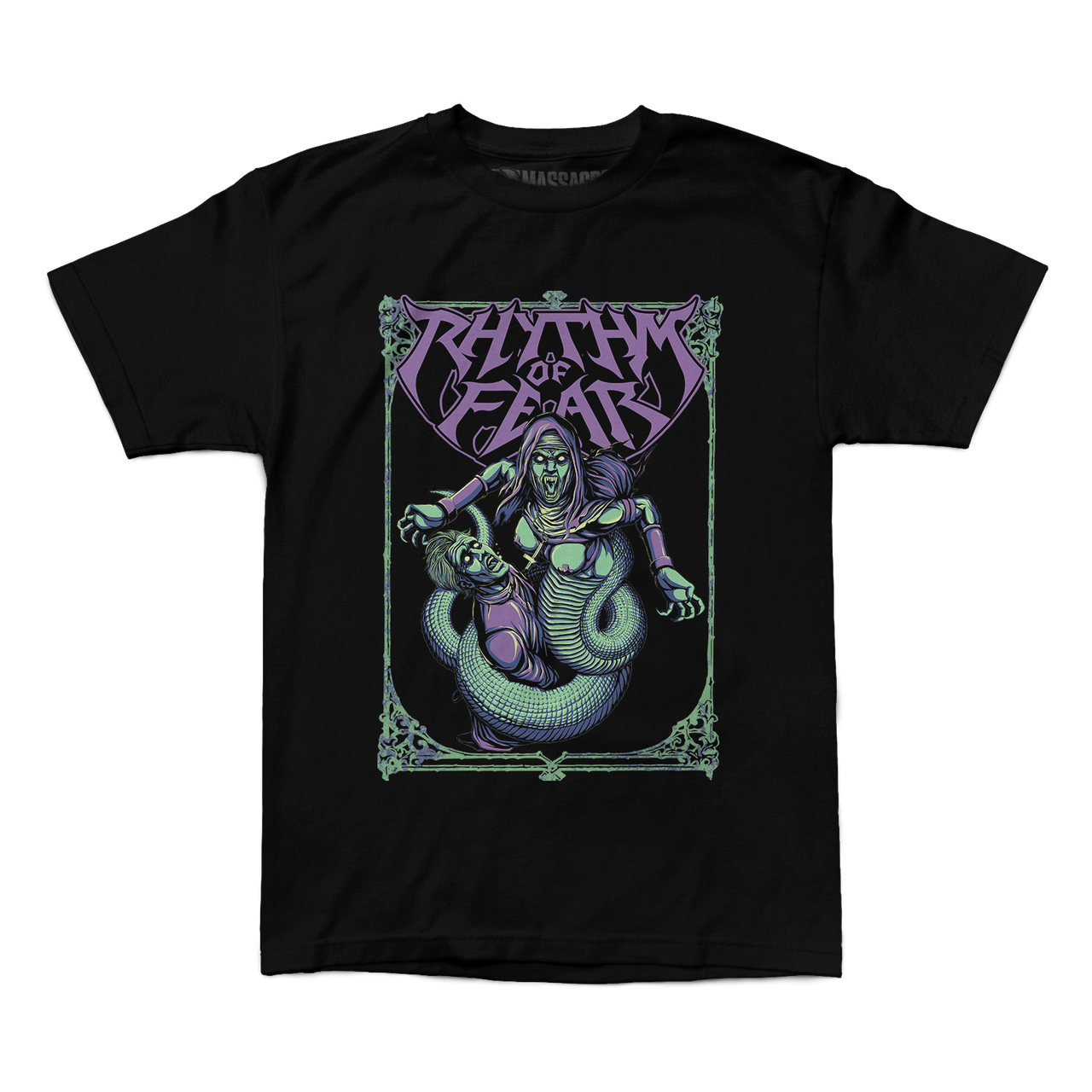 Buy – Rhythm Of Fear "Snake" Shirt – Metal Band & Music Merch – Massacre Merch