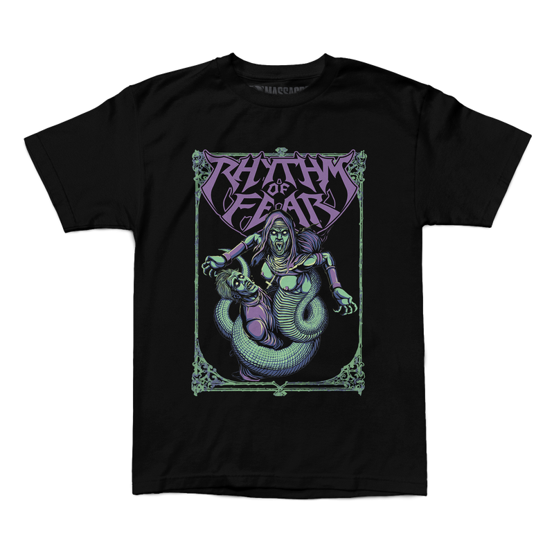 Buy – Rhythm Of Fear "Snake" Shirt – Metal Band & Music Merch – Massacre Merch