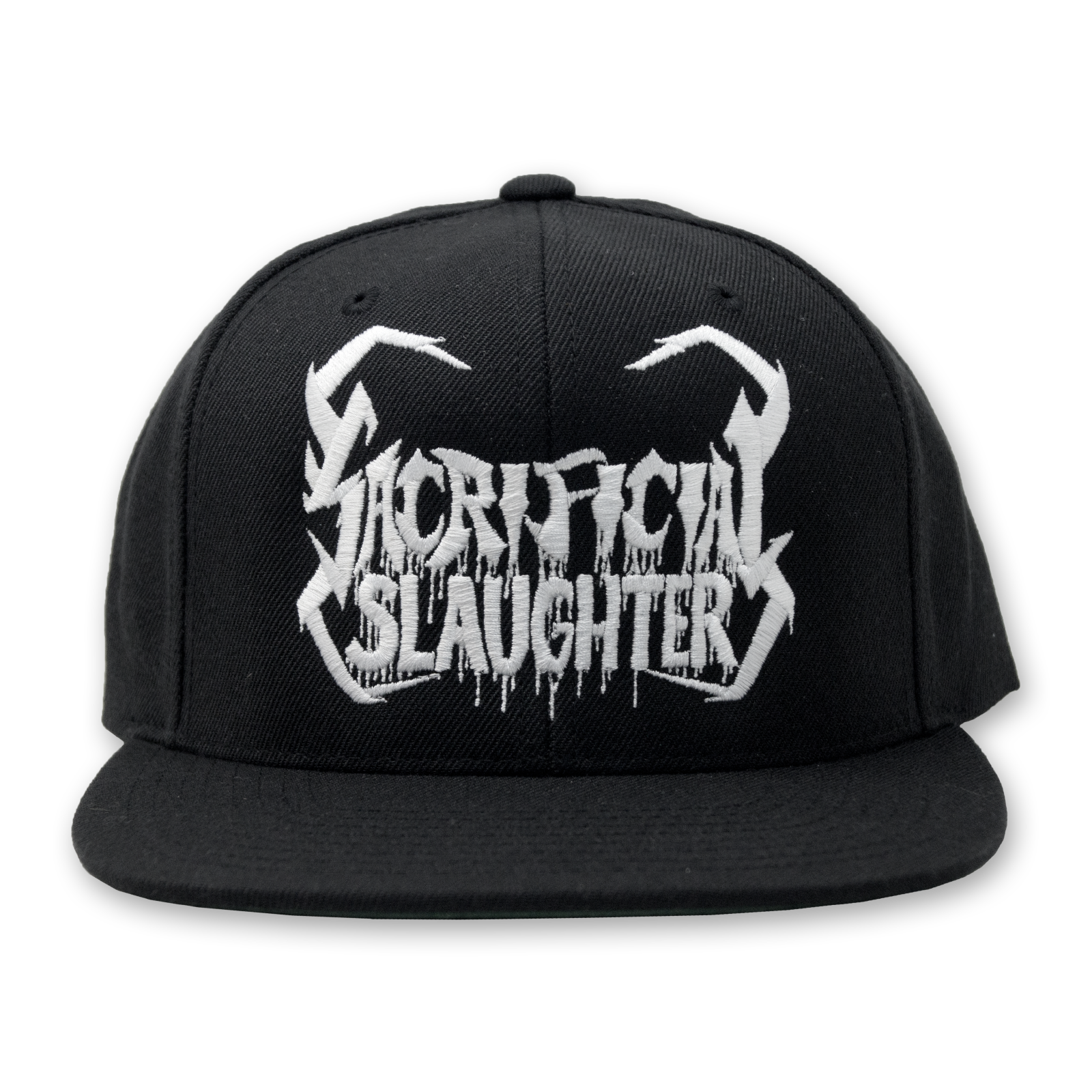 Buy – Sacrificial Slaughter "Skull Logo" Snapback – Metal Band & Music Merch – Massacre Merch