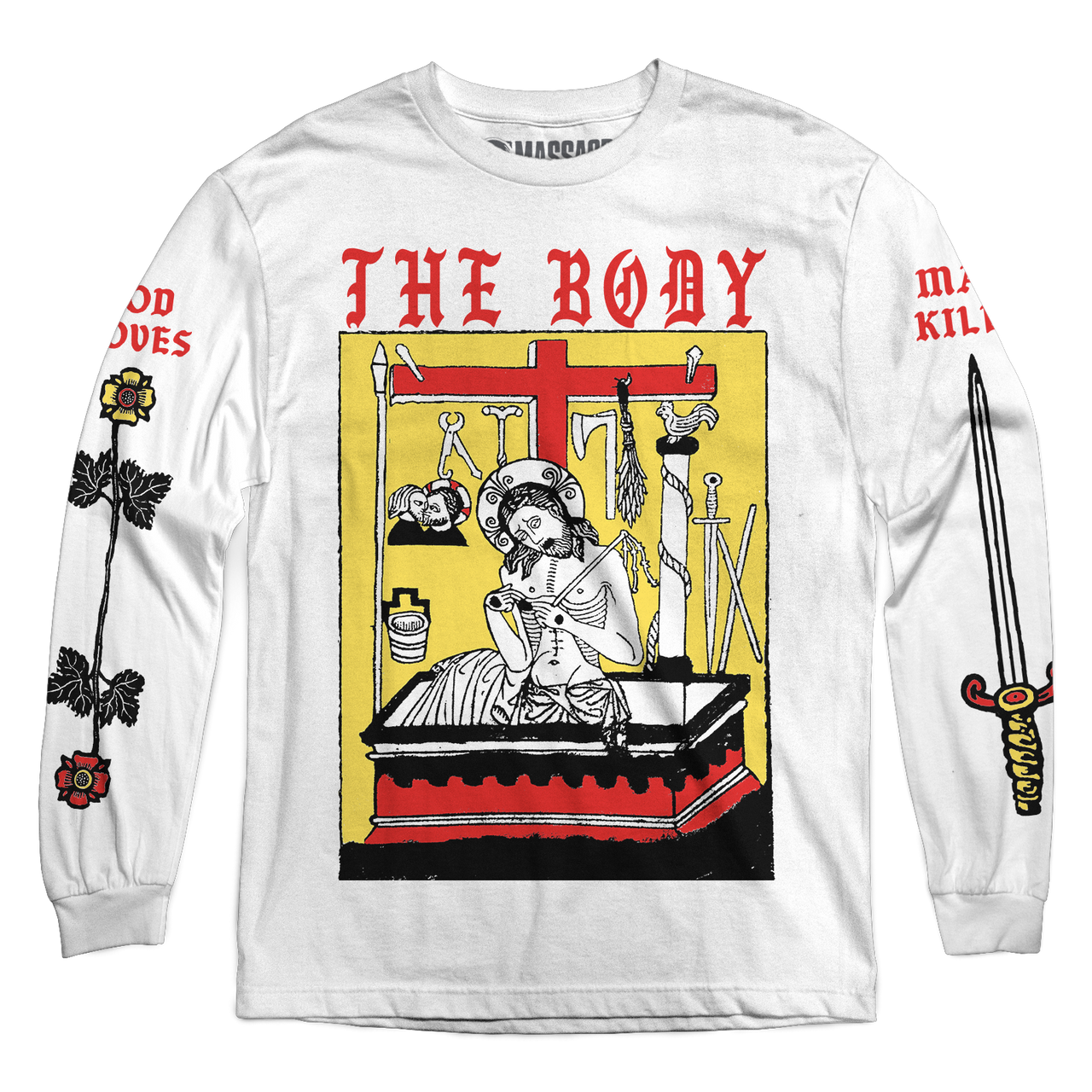 Buy – The Body "Weapons" Long Sleeve – Metal Band & Music Merch – Massacre Merch