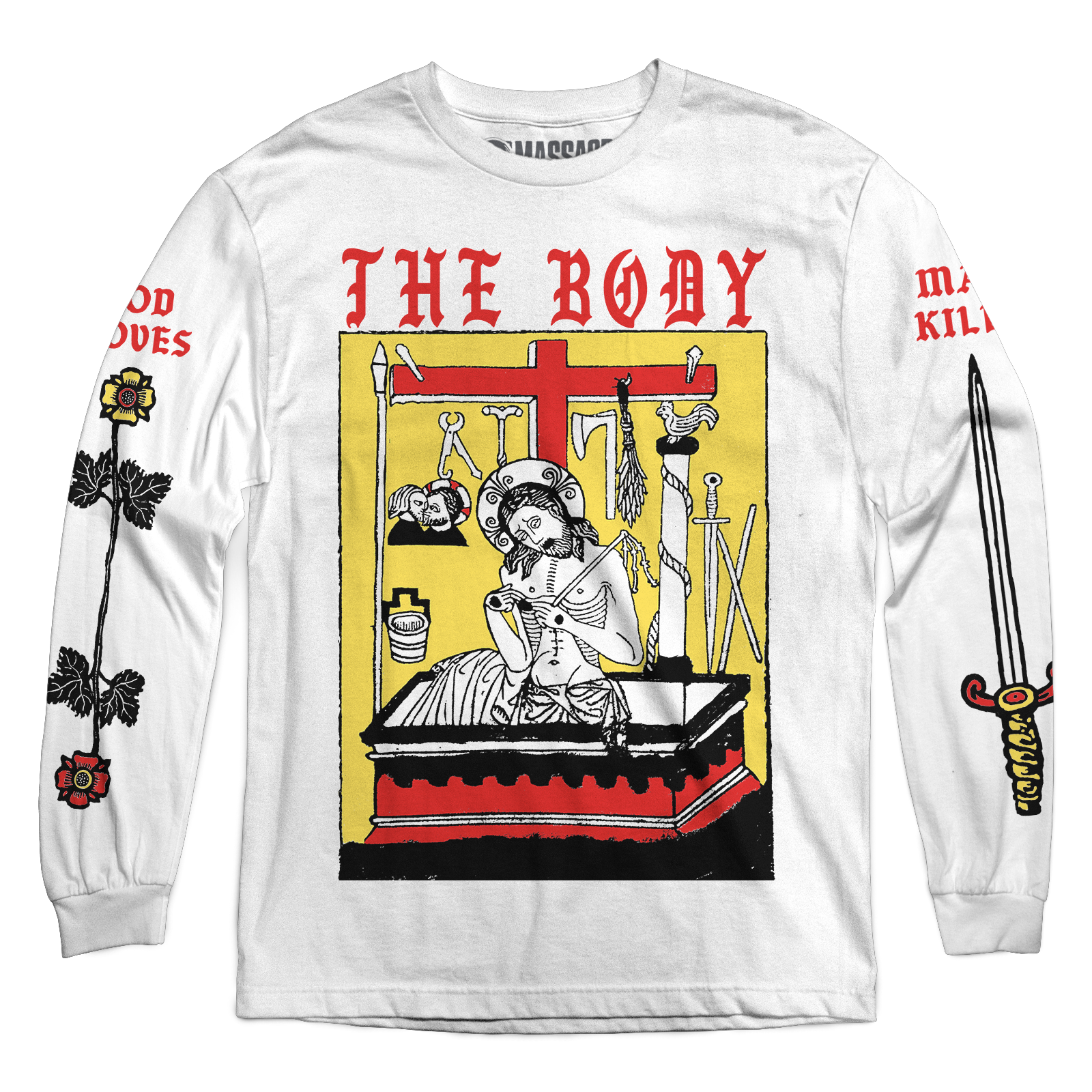 Buy – The Body "Weapons" Long Sleeve – Metal Band & Music Merch – Massacre Merch