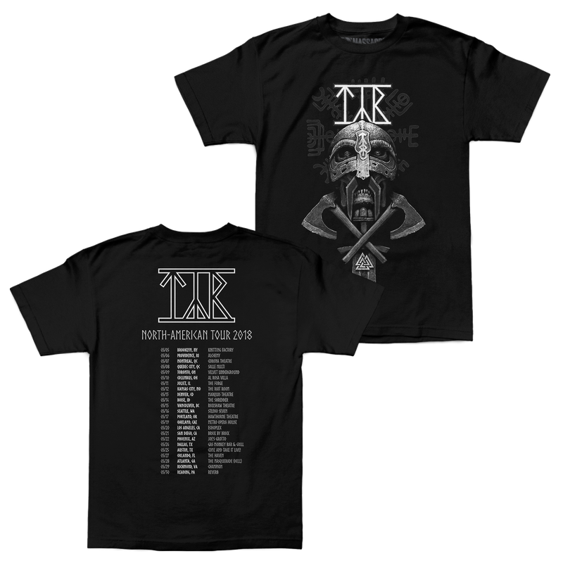 Buy – Tyr "Tour 2018" Shirt – Metal Band & Music Merch – Massacre Merch