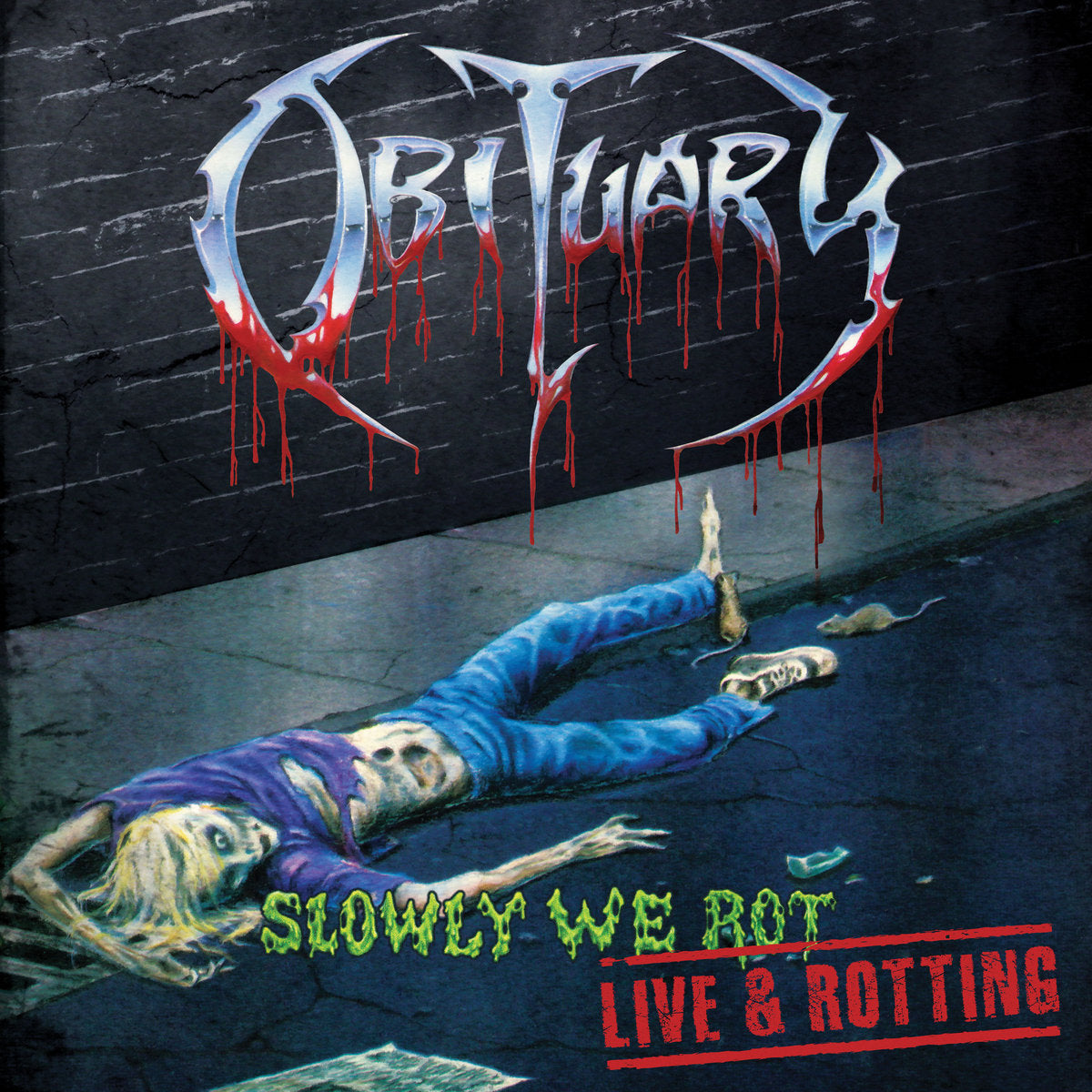 Obituary "Slowly We Rot - Live and Rotting" 12" Vinyl