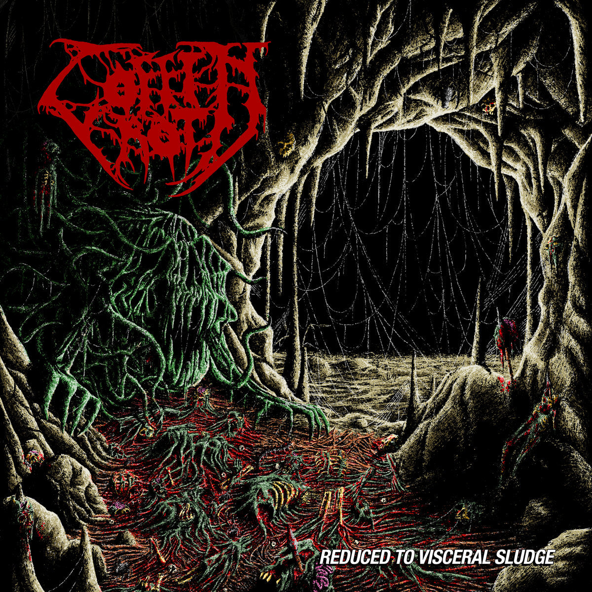 Coffin Rot "Reduced to Visceral Sludge" 7" Vinyl